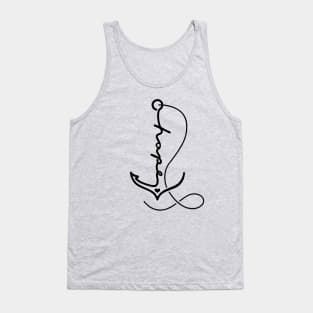 Christian Apparel Clothing Gifts - Hope Anchor Tank Top